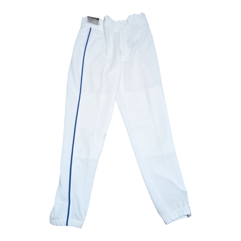 MIZUNO (Men's small) White Baseball Pants with Blue Stripe NWT